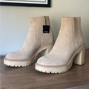 Dolce Vita Caster H2O booties in Dune